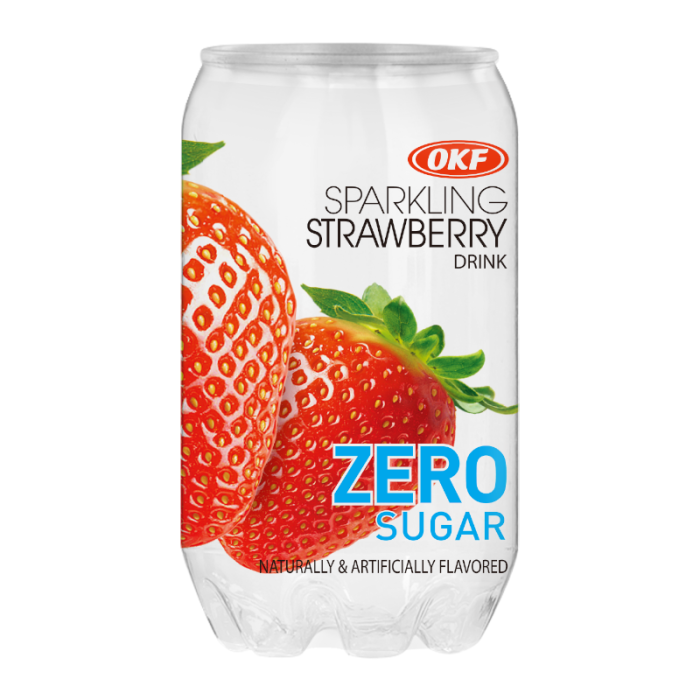 OKF Sparkling Zero Sugar Strawberry Drink 350ml epres ital