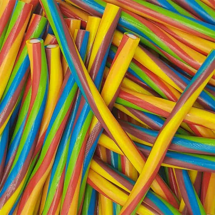 Pedro Filled Rainbow Cable Gummy Candy 80g