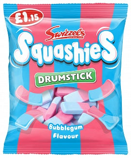 Squashies Bubblegum rágógumi ízű gumicukor 120g