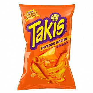Takis Intense Nacho sajtos tortilla chips (nem csípős) 100g