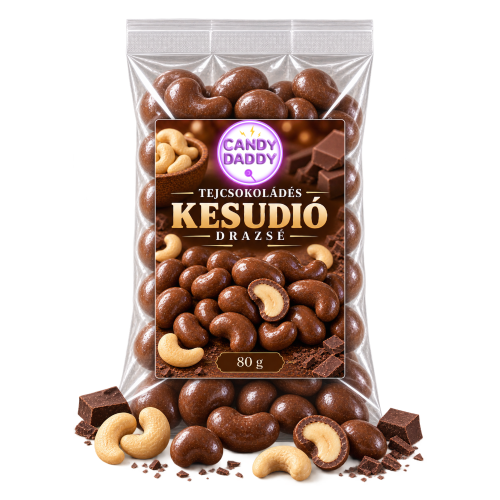 Milk chocolate giant cashews dragee premium 100g