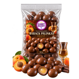 Peach brandy dragee 100g milk chocolate