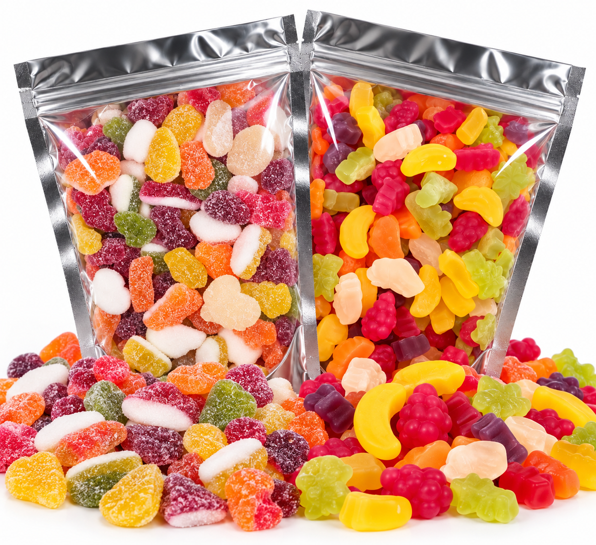 Zselés Trópusi mix + Savanyú gumicukor mix csomag 2x 1kg Pedro