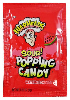 Warheads Sour! Popping Candy Watermelon dinnyés pattogós savanyú cukorka 9g