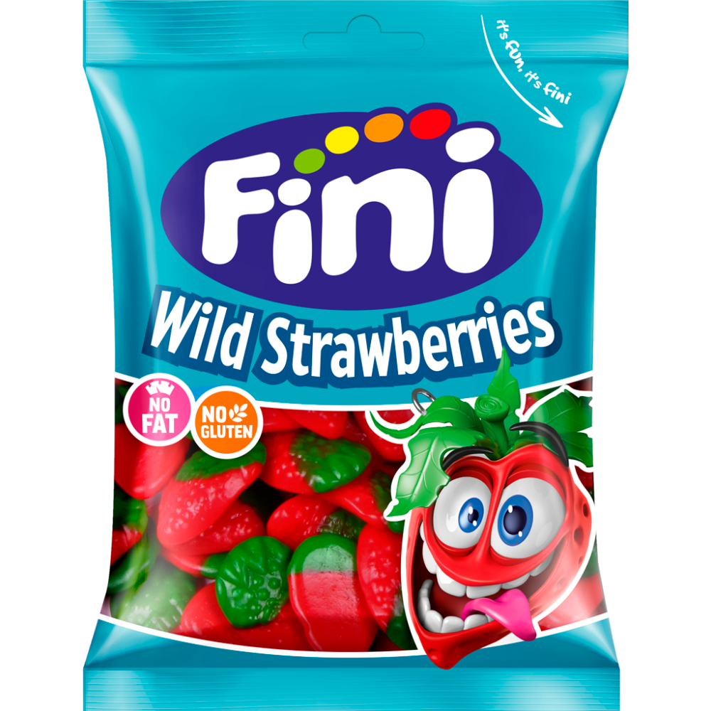 Vad eper gumicukor - Fini wild strawberries 75g