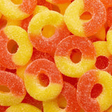 Savanyú barack karika gumicukor gluténmentes Fini Peach Ring 75g Halal